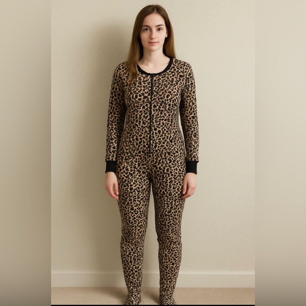 Rena Rowan Leopard Print Pajama Set